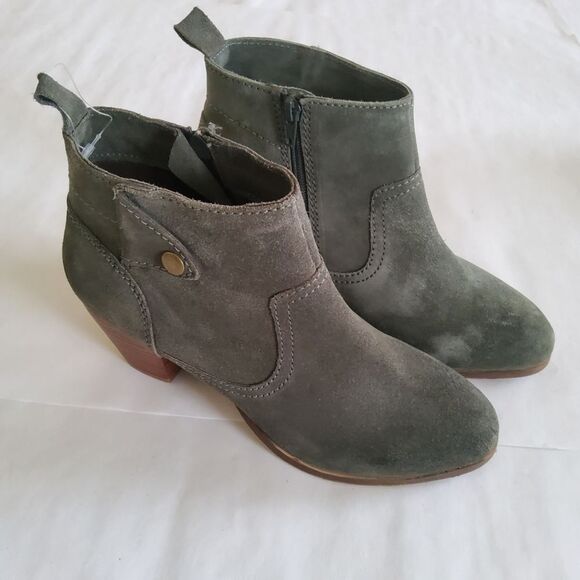 New DIBA Sofia Suede Leather Ankle Boots Booties - Picture 6 of 13